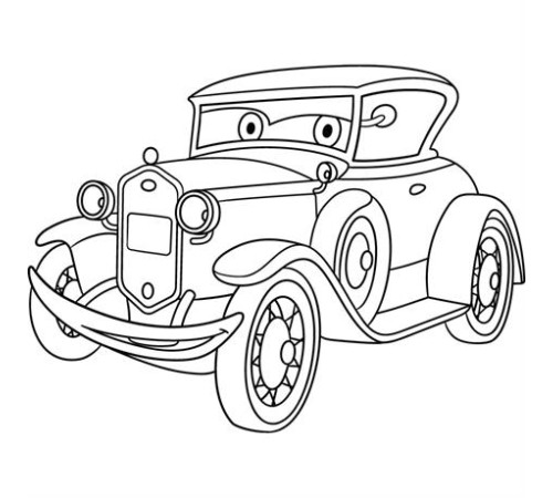 Дитяча розмальовка ArtCraft Ретро автівка 25х30 см (15068-AC)