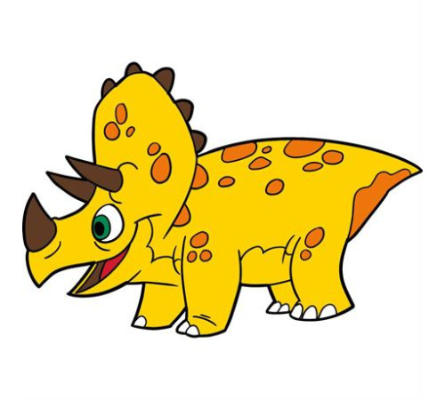 Дитяча розмальовка ArtCraft Трицератопсик 25х30 см (15058-AC)