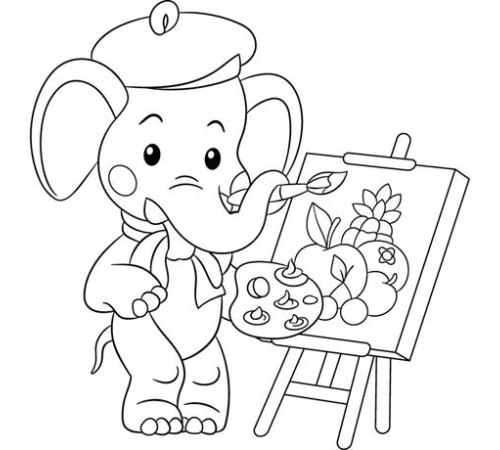 Дитяча розмальовка ArtCraft Художник 25х30 см (15073-AC)