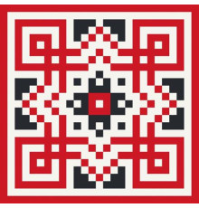 Картина за номерами ArtCraft Український орнамент 30х30 см (13040-AC)