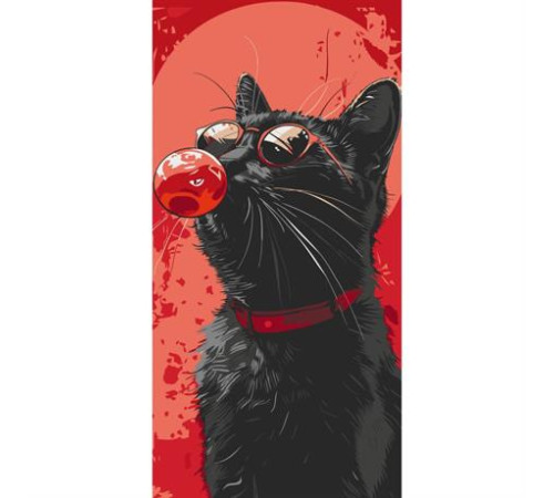 Картина за номерами ArtCraft Файний кіт 40х80 см (11558-AC) Картина за номерами ArtCraft Файний кіт 40х80 см (11558-AC)
