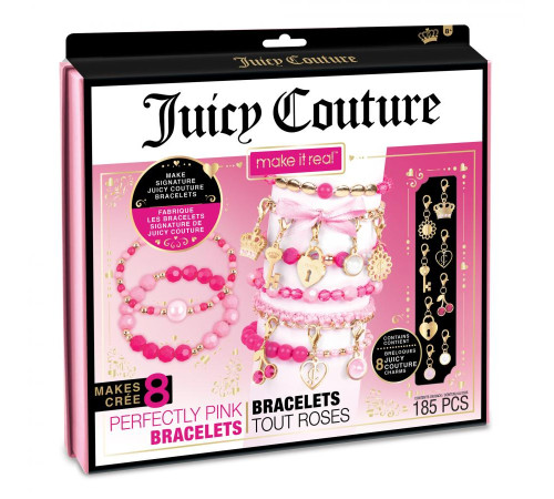 Набір для створення браслетів Make it Real Рожевий стиль Juicy Couture