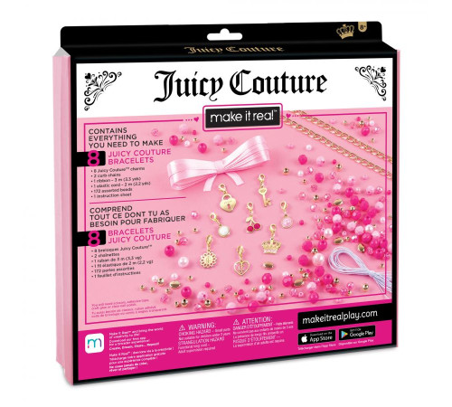 Набір для створення браслетів Make it Real Рожевий стиль Juicy Couture