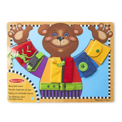 Бізіборд Spin Master Ведмедик з застібками Melissa and Doug