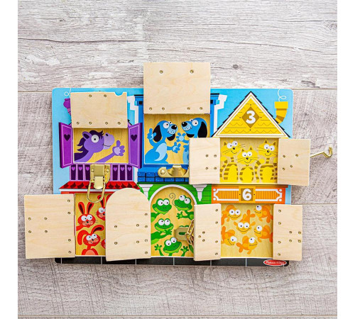 Бізіборд Spin Master Квартири із засувками Melissa and Doug