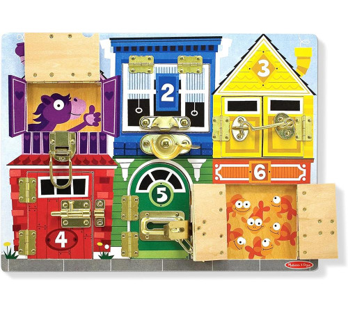 Бізіборд Spin Master Квартири із засувками Melissa and Doug