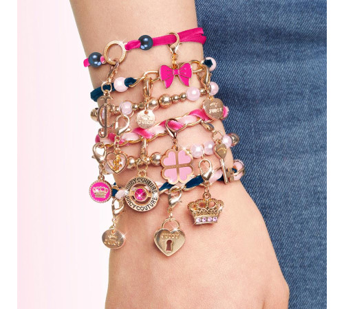 Набір для створення браслетів Make it Real Прикрашені оксамитами та перлинами Juicy Couture