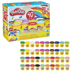 Набір пластиліну Hasbro Play-Doh 40 баночок (E9413)
