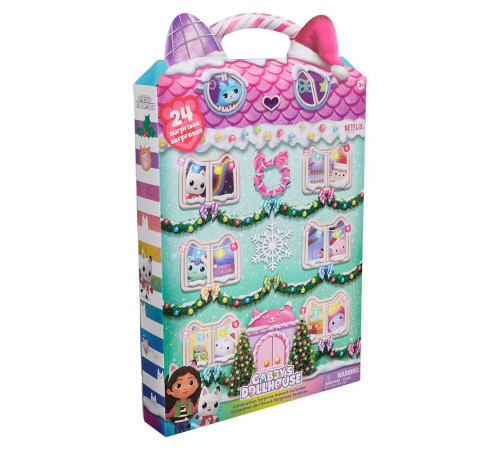 Адвент-календар Spin Master Святковий сюрприз "Ляльковий будиночок Габбі"