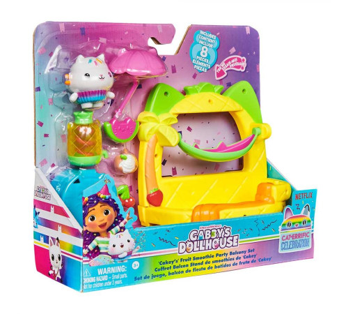 Ляльковий будиночок Spin Master Габбі "Балкон Кексика: смузі-вечірка"