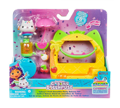 Ляльковий будиночок Spin Master Габбі "Балкон Кексика: смузі-вечірка"