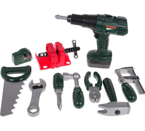 Дитячий набір інструментів 2в1 RAMIZ DIY, на стійці