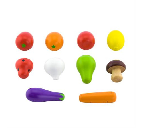 Іграшкові продукти Viga Toys Дерев'яні овочі та фрукти (50734) Іграшкові продукти Viga Toys Дерев'яні овочі та фрукти (50734)