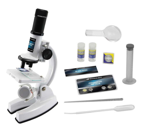 Мікроскоп Eastcolight зі збільшенням до 450 разів, біло-чорний