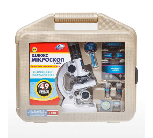 Мікроскоп Eastcolight зі збільшенням до 450 разів, біло-чорний