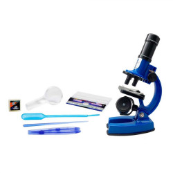 Мікроскоп Eastcolight зі збільшенням до 450 разів, синій