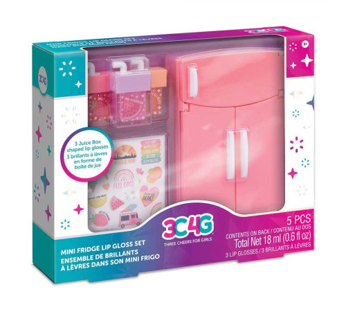 Набір з трьох блисків для губ Make it Real.3C4G Міні-холодильник