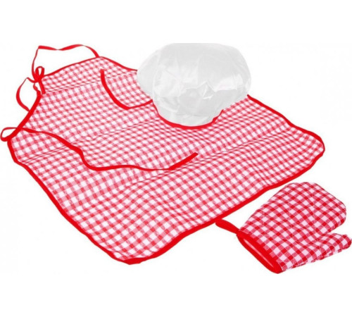 Дитячий набір Red little Chef 3+ Костюм кухаря + Каструлі + Аксесуари 14 шт. Дитячий набір Red little Chef 3+ Костюм кухаря + Каструлі + Аксесуари 14 шт.
