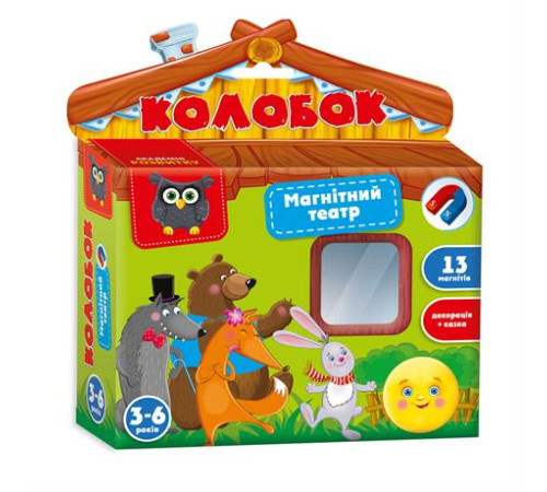 Магнітний театр Vladi Toys Колобок (VT3206-30) Магнітний театр Vladi Toys Колобок (VT3206-30)
