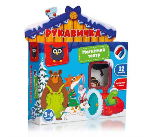 Магнітний театр Vladi Toys Рукавичка (VT3206-28) Магнітний театр Vladi Toys Рукавичка (VT3206-28)