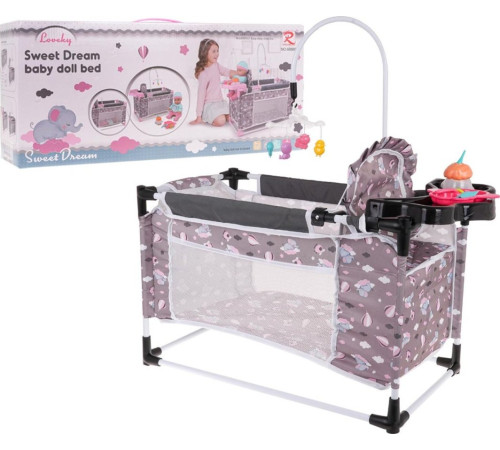 Ліжко для ляльок + аксесуари