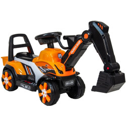 Дитячий толокар екскаватор Spoko SP-128 жовтий