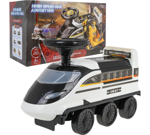 Дитячий інтерактивний поліцейський толокар Ride-On 2in1 Police Black and White 3+ Дитячий інтерактивний поліцейський толокар Ride-On 2in1 Police Black and White 3+