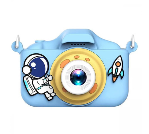 Фотокамера дитяча PRC HD dual Астронавт блакитна