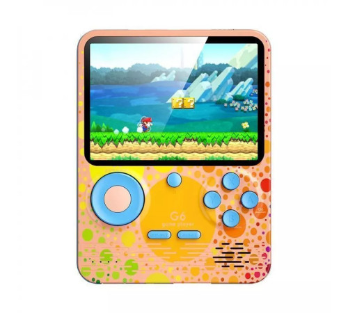 Консоль ігрова Game Box G6 3,5 дюйма 6000 мАг рожева