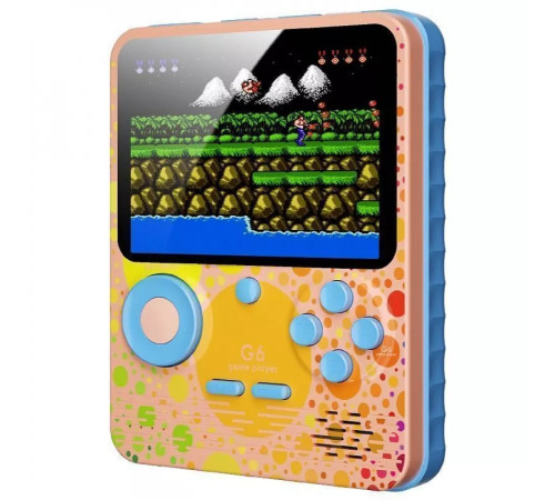 Консоль ігрова Game Box G6 3,5 дюйма 6000 мАг рожева