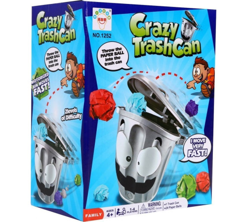 Дитяча гра "Crazy Waste Bin" ZGR.1252 Дитяча гра "Crazy Waste Bin" ZGR.1252