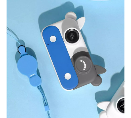 Фотокамера дитяча Весела корівка GM20 блакитна