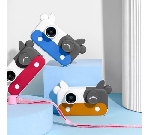 Фотокамера дитяча Весела корівка GM20 червона