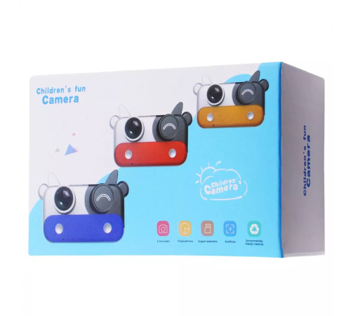 Фотокамера дитяча Весела корівка GM20 червона