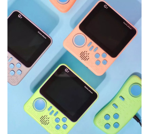 Консоль ігрова Game Box G7 3,5 дюйма 500 мАг рожева