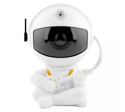 Нічник-проектор зоряного неба PRC Astronaut Guitarist білий