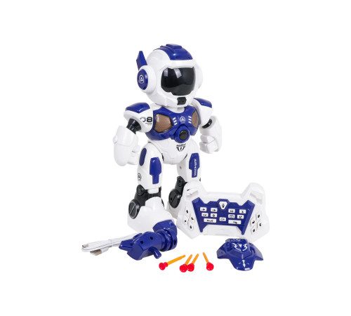 Дитячий багатофункціональний робот Ramiz A08 на дистанційному керуванні + функція стрільби