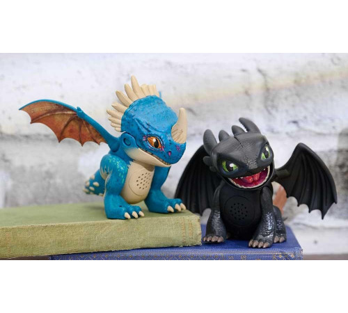 Інтерактивний дракон Смертельний Верть 10 см, "Як приборкати дракона"