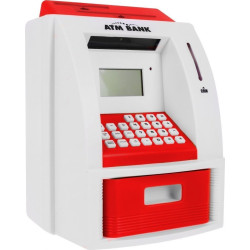 Дитячий банкомат-скарбничка дитяча 3+ червоний 