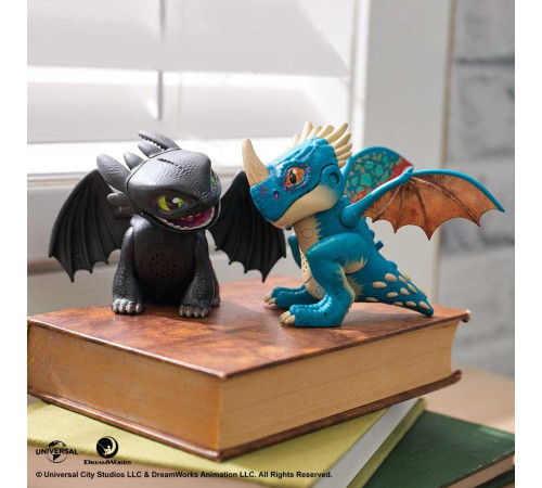 Інтерактивний дракон Беззубик 10 см, "Як приборкати дракона"