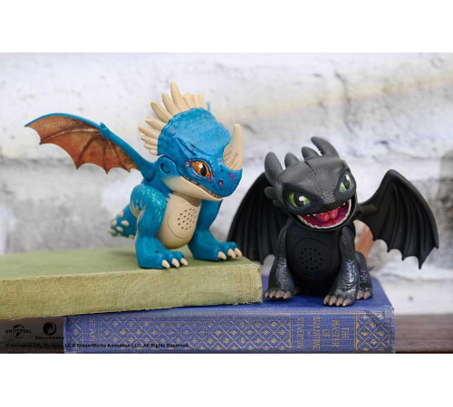 Інтерактивний дракон Беззубик 10 см, "Як приборкати дракона"