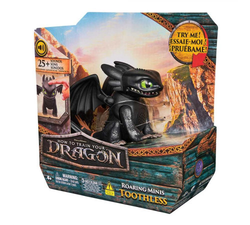 Інтерактивний дракон Беззубик 10 см, "Як приборкати дракона"