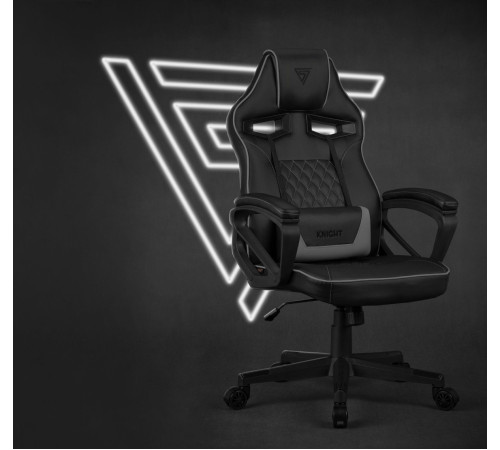 Ігрове крісло SENSE7 Knight, чорно-сірий Ігрове крісло SENSE7 Knight, чорно-сірий