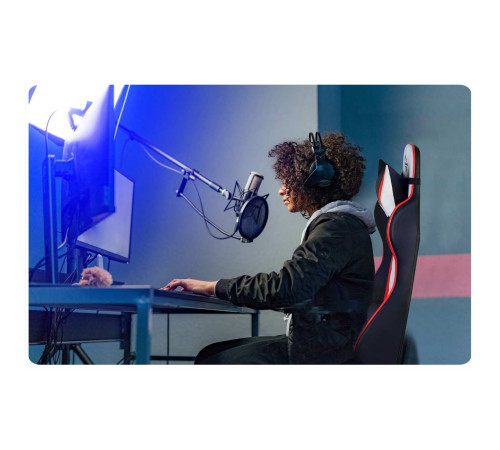 Крісло ігрове Sofotel Miss Fortune 2593 біло-червоне