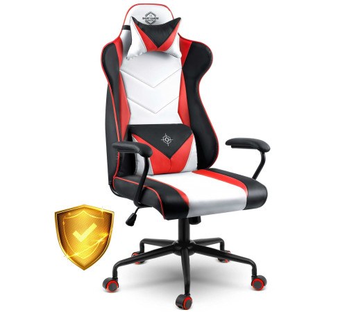 Крісло ігрове Sofotel Miss Fortune 2593 біло-червоне