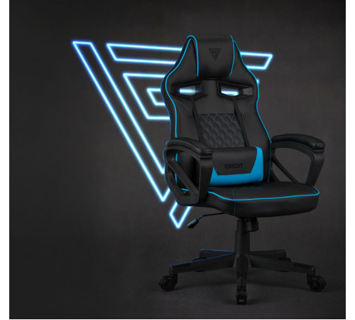 Ігрове крісло SENSE7 Knight чорно-синій Ігрове крісло SENSE7 Knight чорно-синій