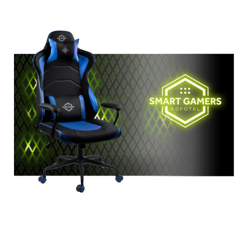 Крісло ігрове Sofotel Yasuo 2591 синє