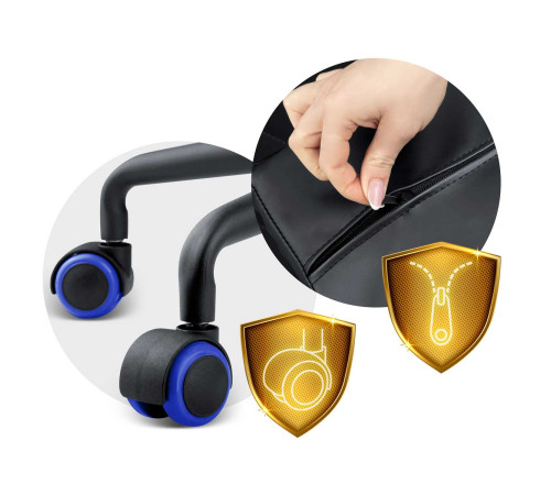 Крісло ігрове Sofotel Yasuo 2591 синє