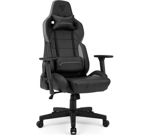 Ігрове крісло SENSE7 Sentinel, чорно-сірий Ігрове крісло SENSE7 Sentinel, чорно-сірий
