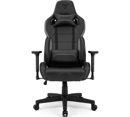 Ігрове крісло SENSE7 Sentinel, чорно-сірий Ігрове крісло SENSE7 Sentinel, чорно-сірий